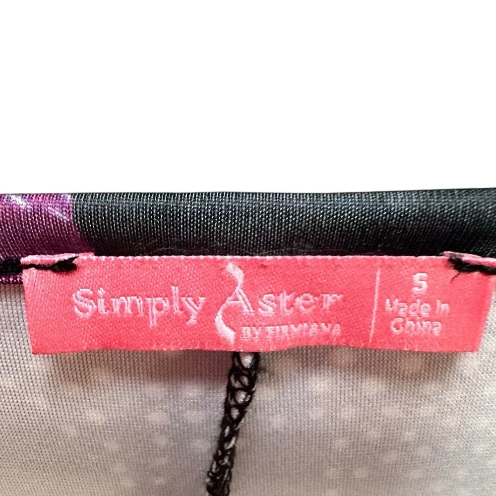 Simply Aster Dress Black Cat Artsy Art to Wear Skater Whimsigoth Stretchy Size S